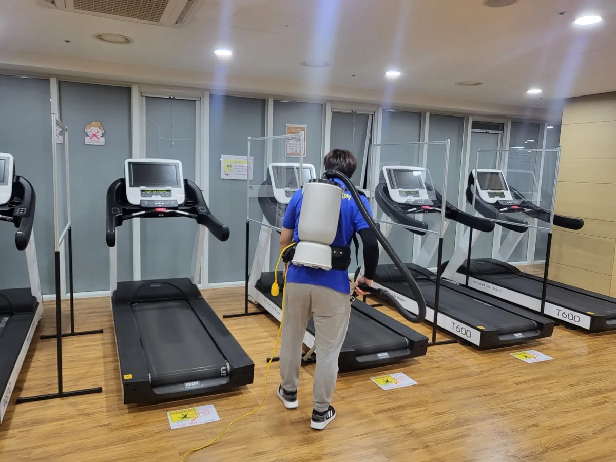 화성시 효행구 기안동 헬스장 탕비실 직원 휴게공간 위생청소 사례 - 행진크린